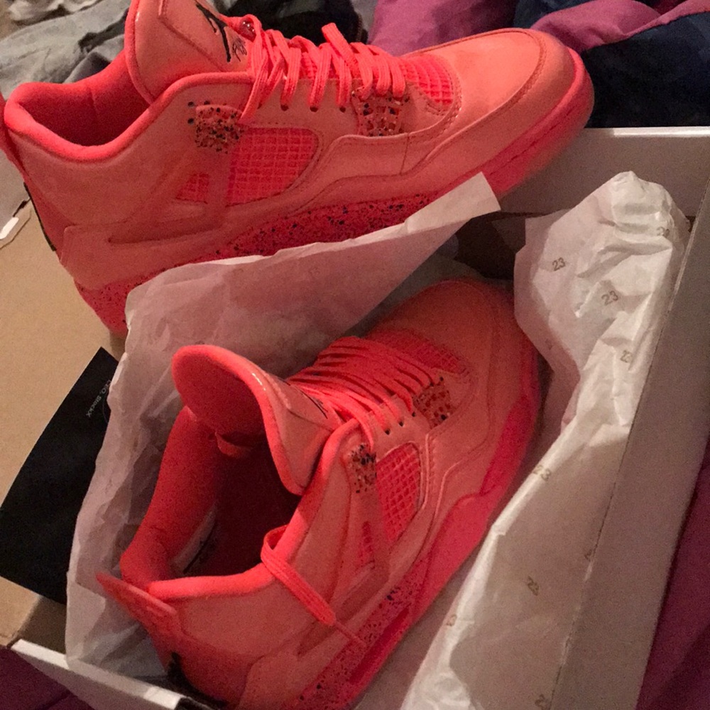 Pink Jordan Retro 4’s!